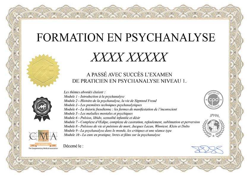 Formation en psychanalyse formation psychanalyse