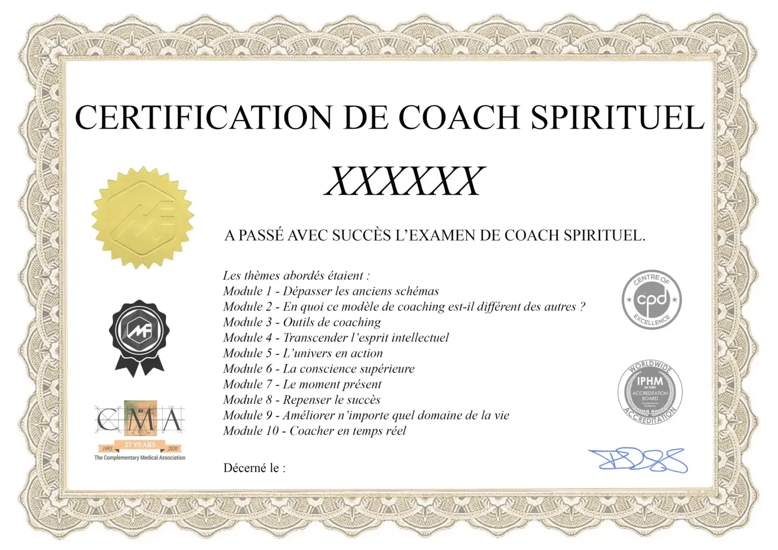 Formation coach spirituel