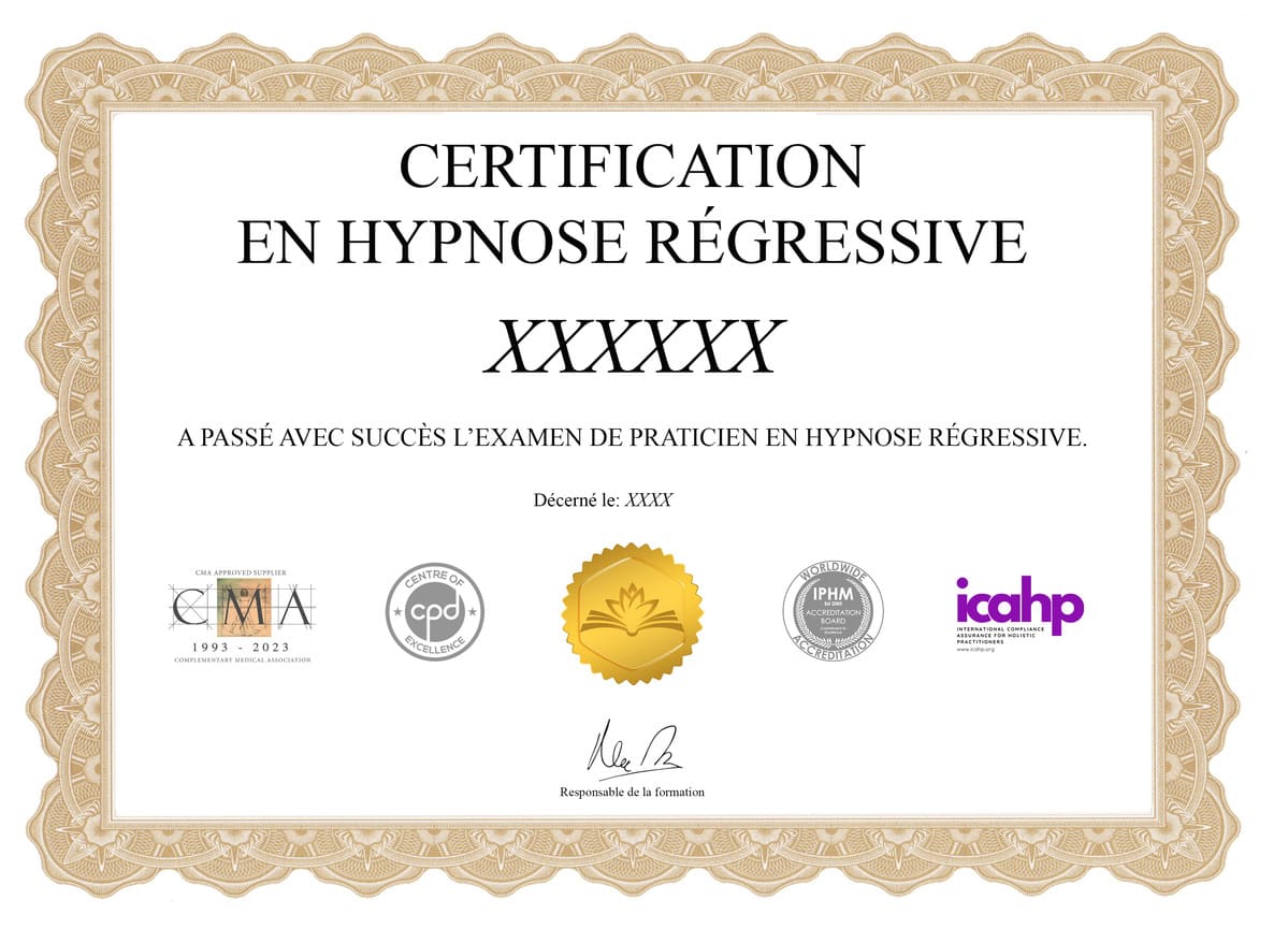 Formation en hypnose régressive Formation en Hypnose régressive